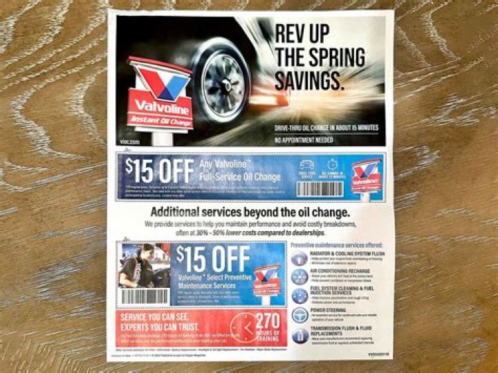 Valvoline Oil Change Coupon $25 Off: Save Big on Your Next Vehicle Maintenance